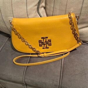*Excellent Condition * Tory Burch Yellow Leather Bag